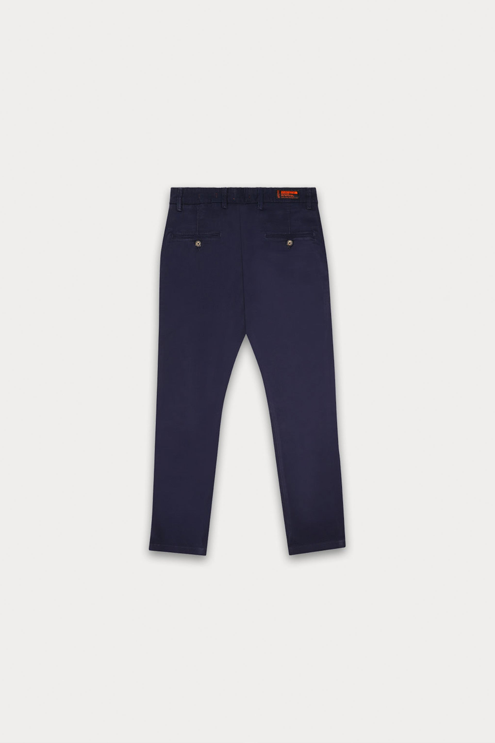 Navy Basic Cotton Trouser