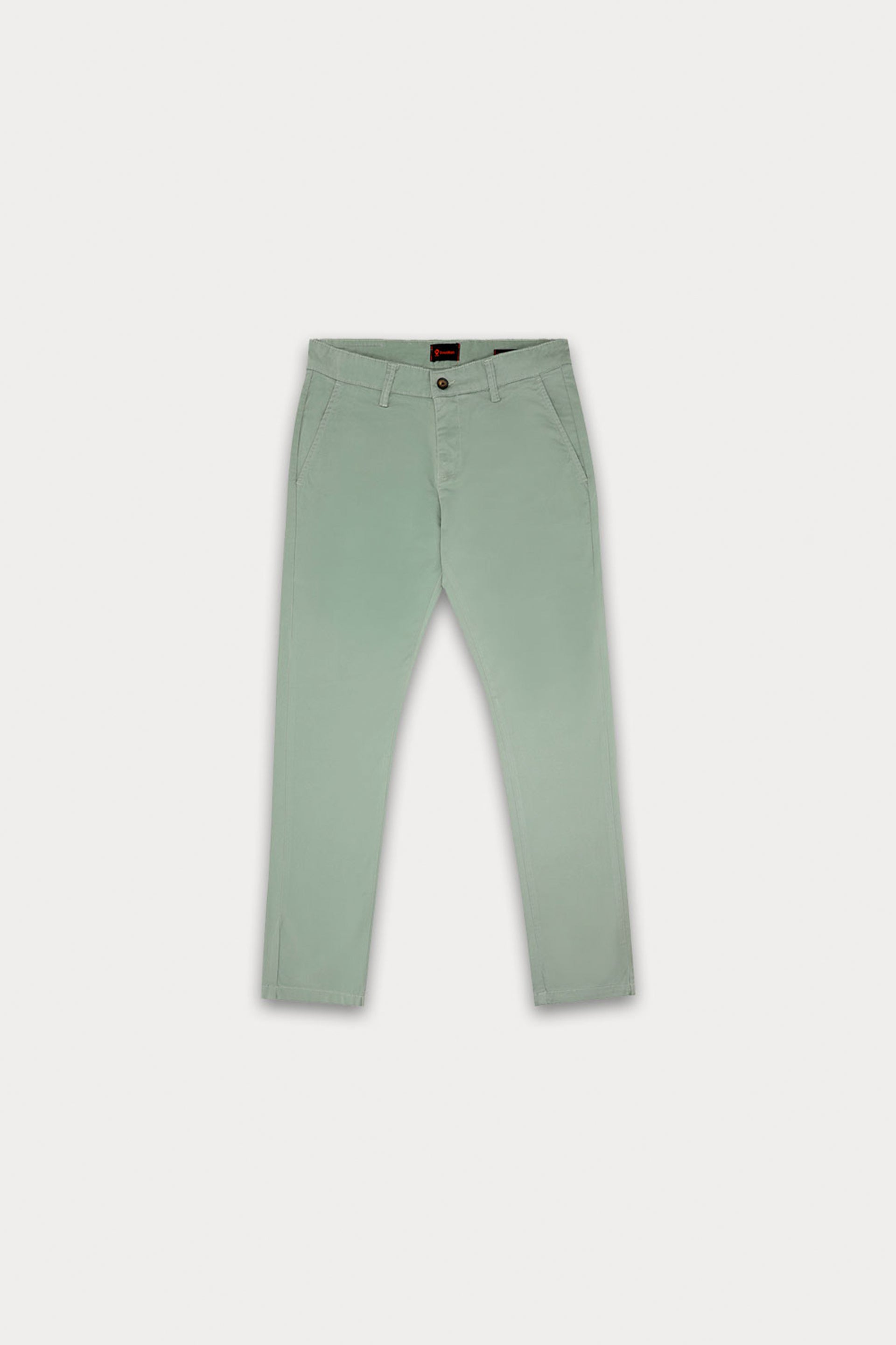 Sage Green Basic Cotton Trouser