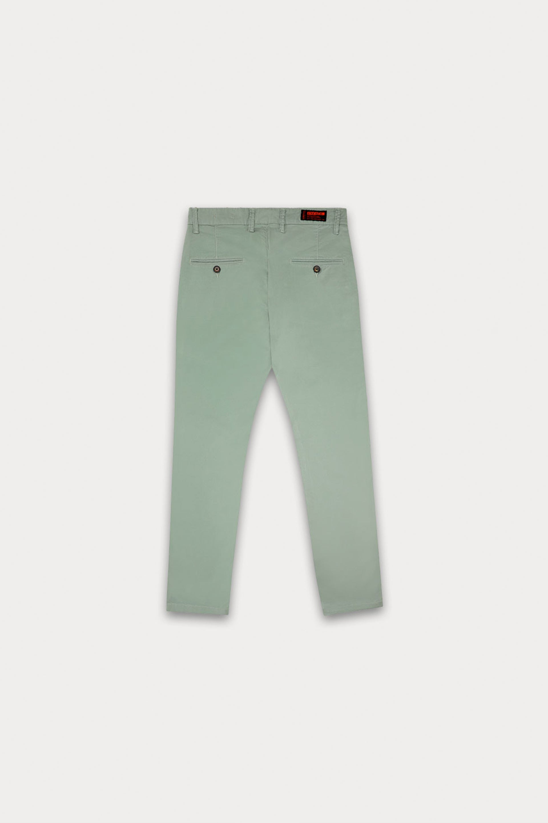 Sage Green Basic Cotton Trouser