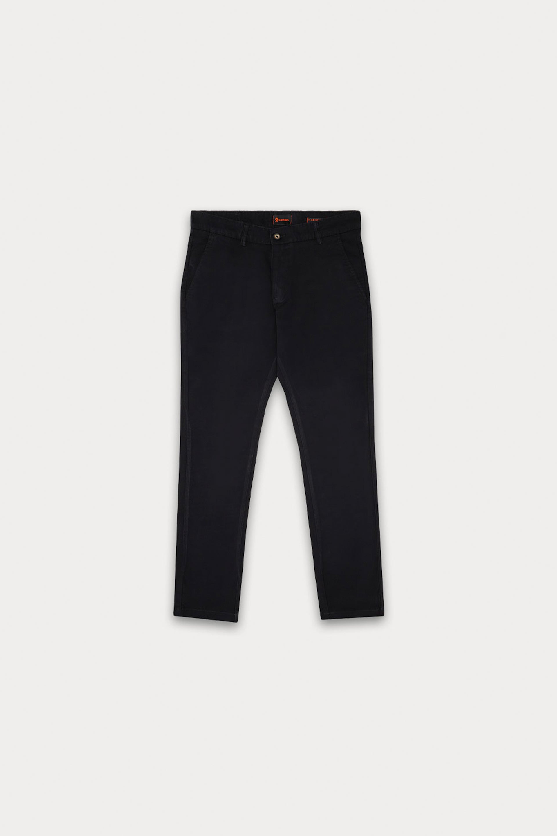 Black Basic Cotton Trouser