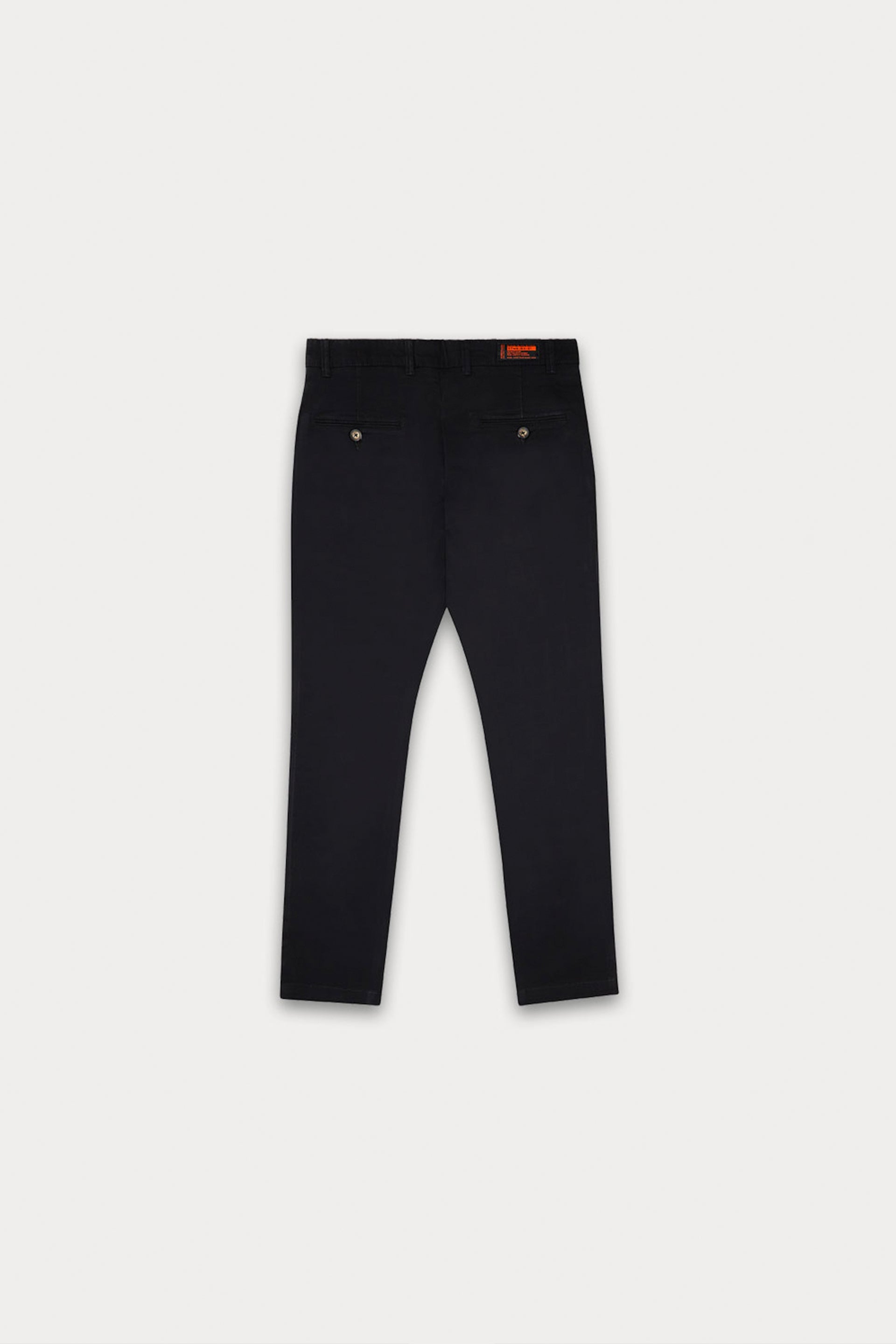 Black Basic Cotton Trouser