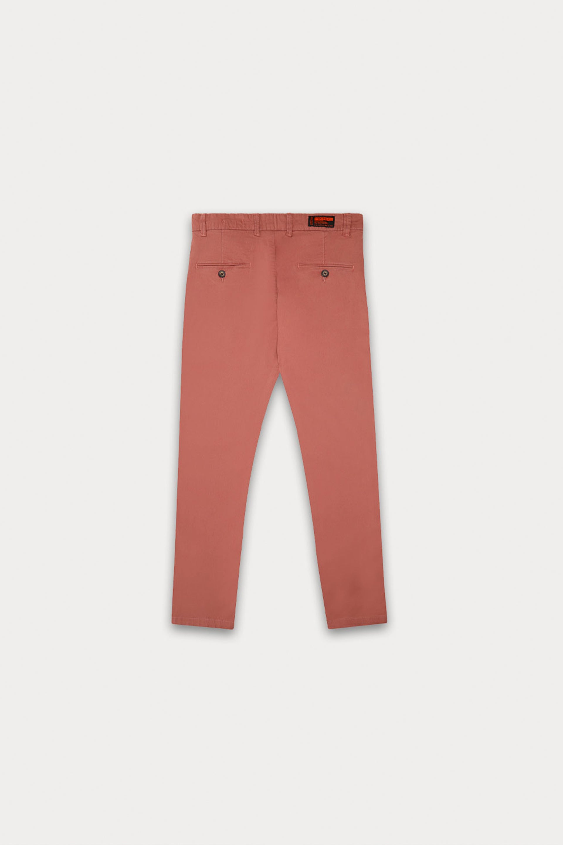 Russet Brown  Basic Cotton Trouser