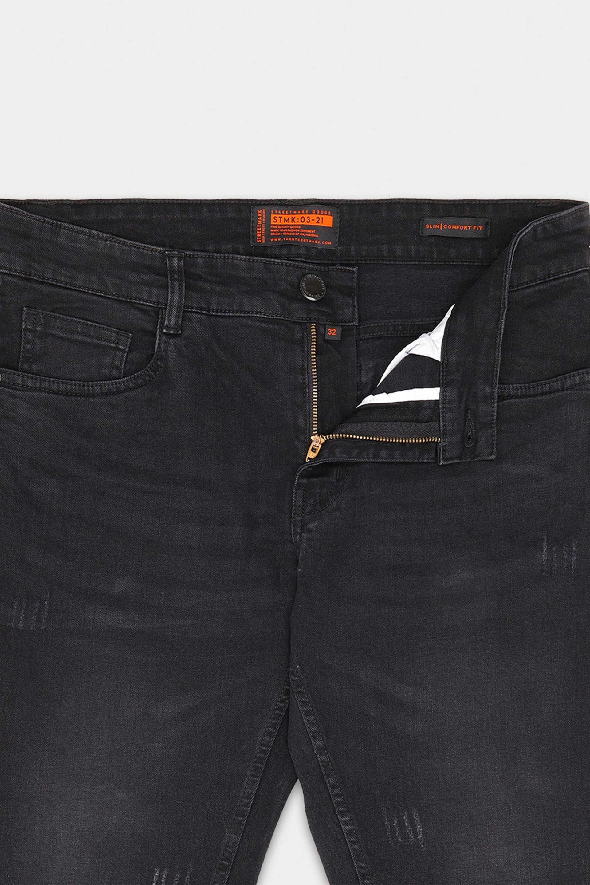 Charcoal Basic Denim Jeans