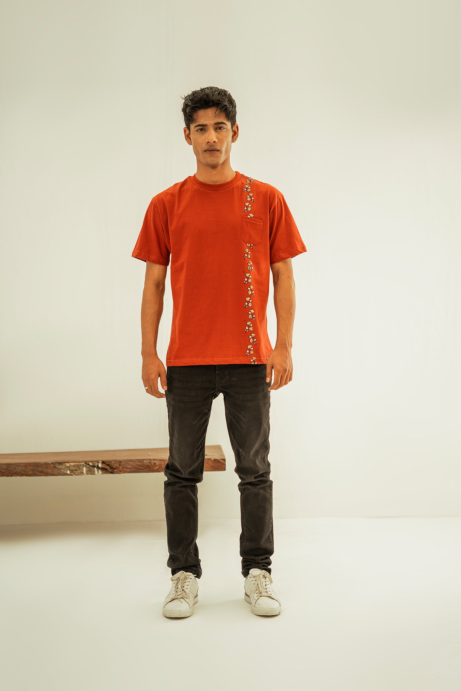 Bloom Bail Block Printed T Shirt