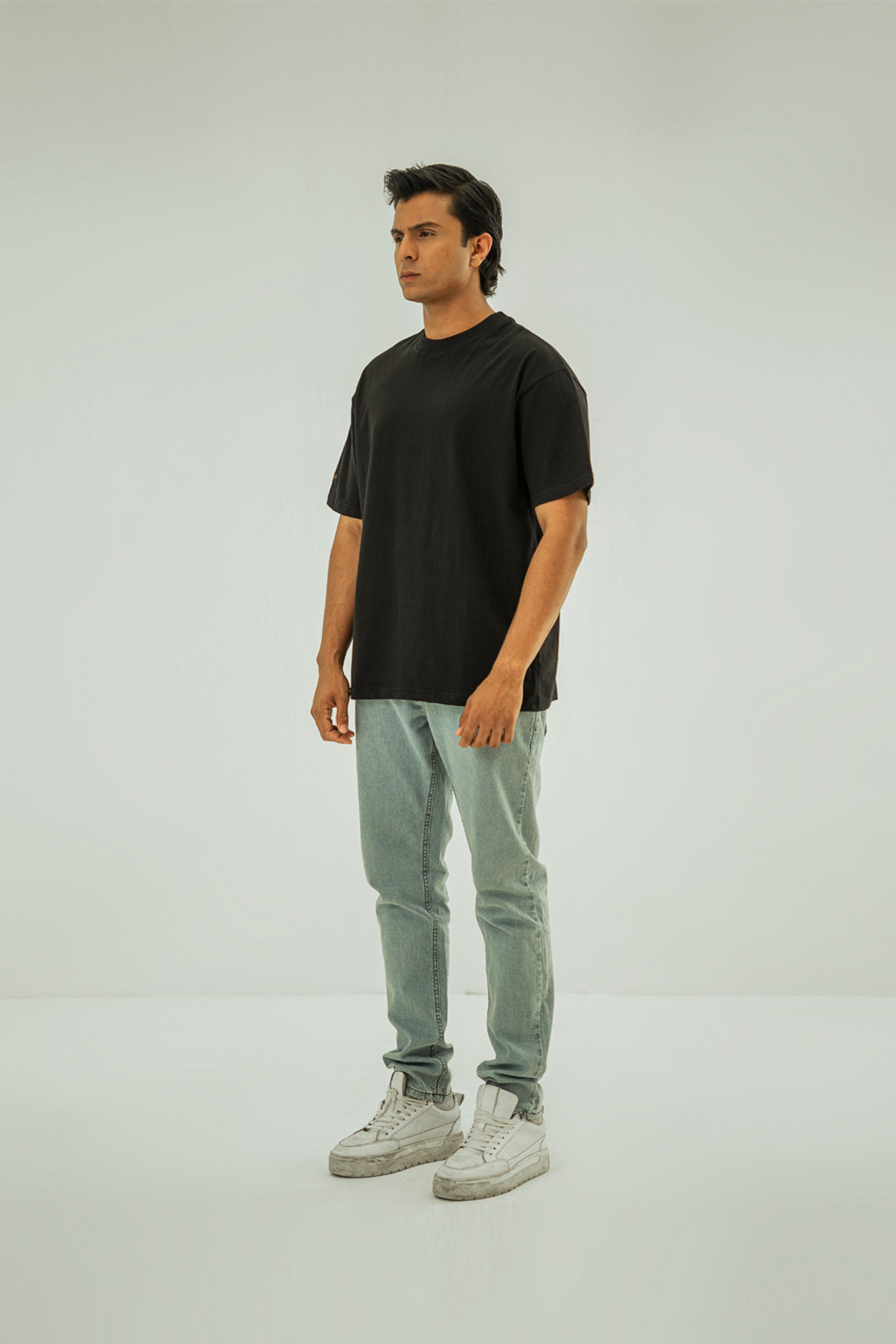 Black Basic Street Fit T-Shirt