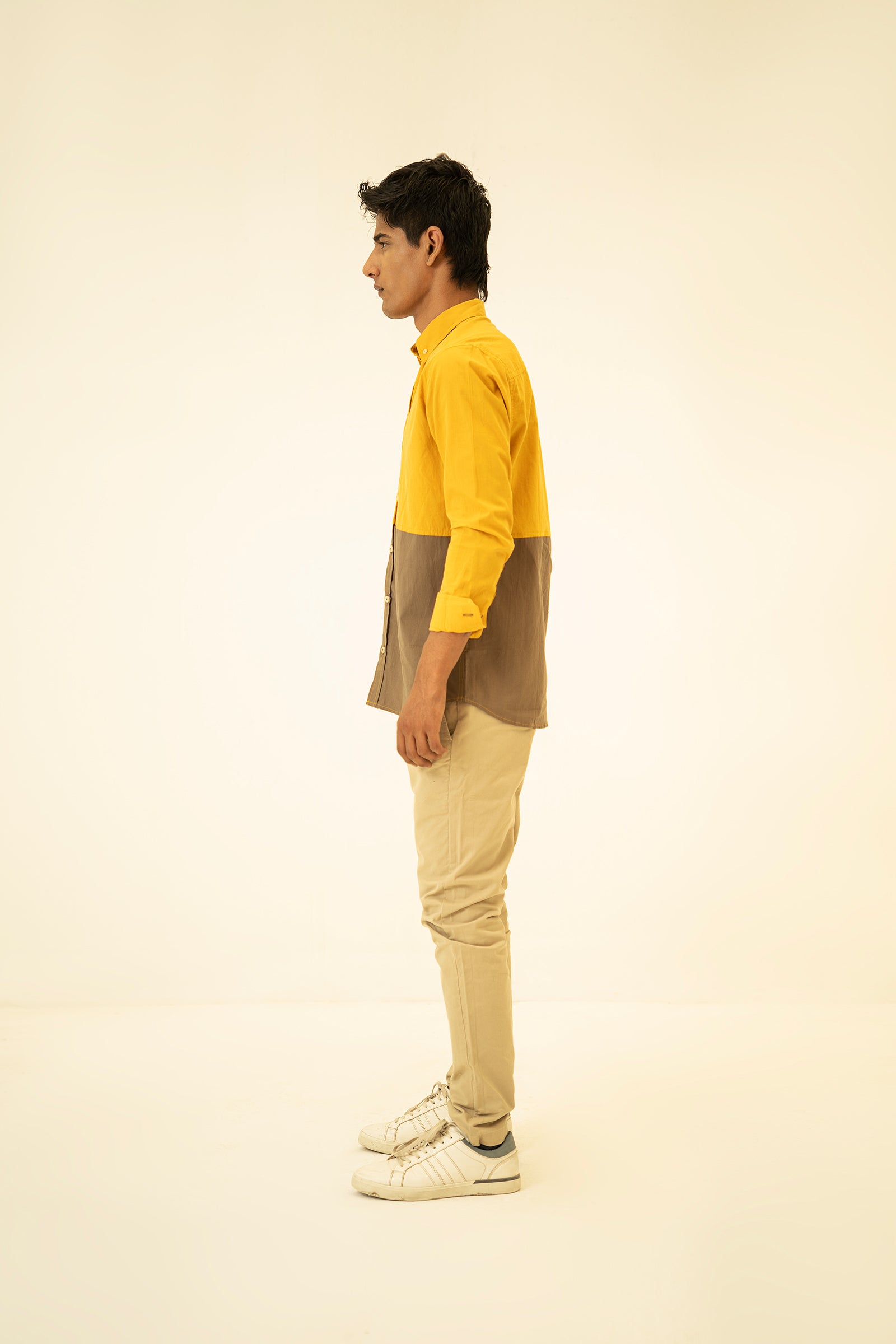 Turmeric Olive Cut N Sew Shirt