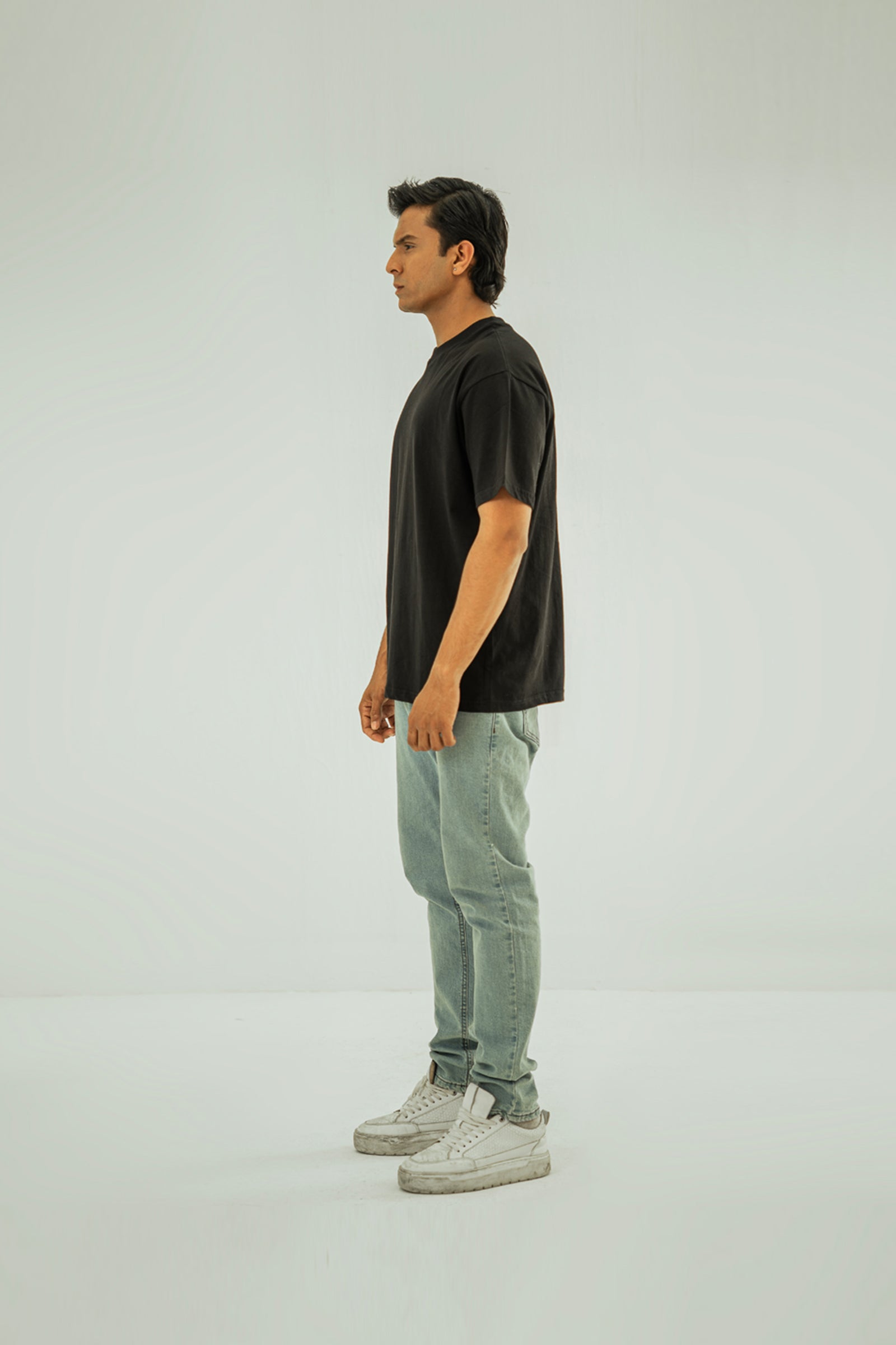 Black Basic Street Fit T-Shirt