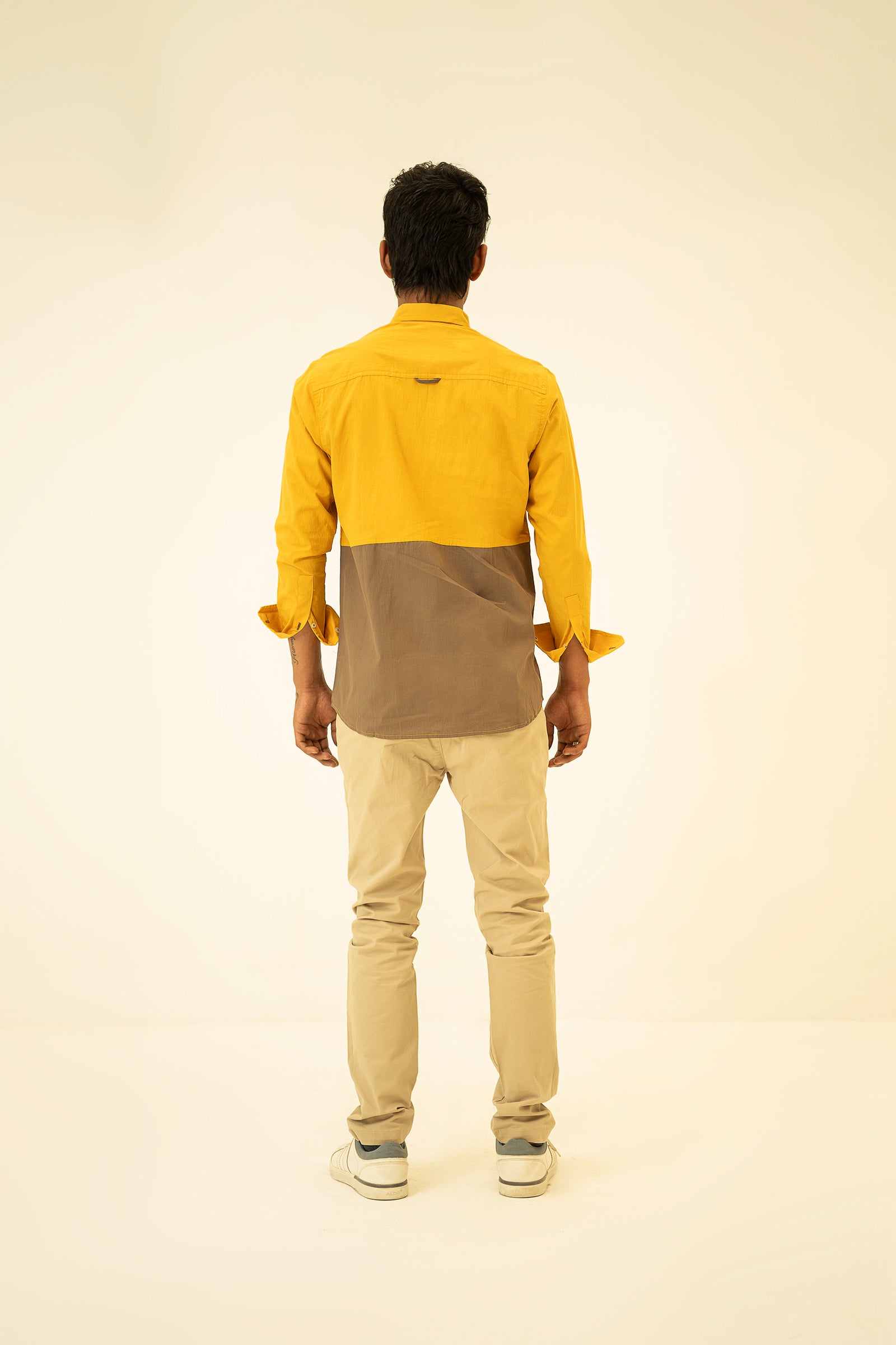 Turmeric Olive Cut N Sew Shirt