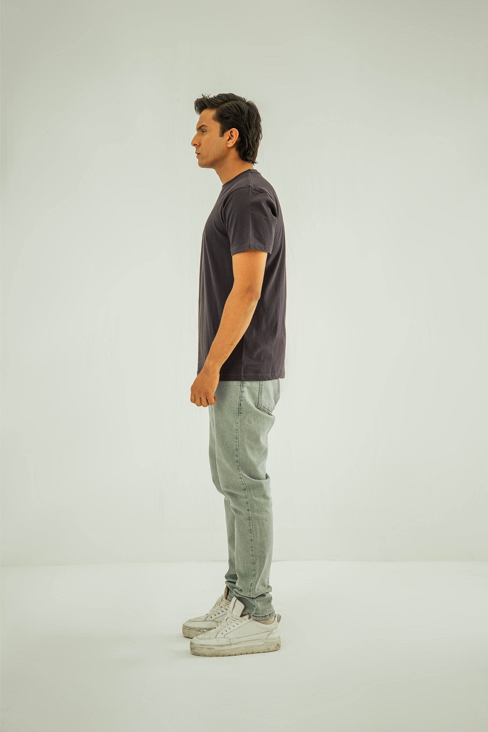 Navy Basic Regular Fit T-Shirt