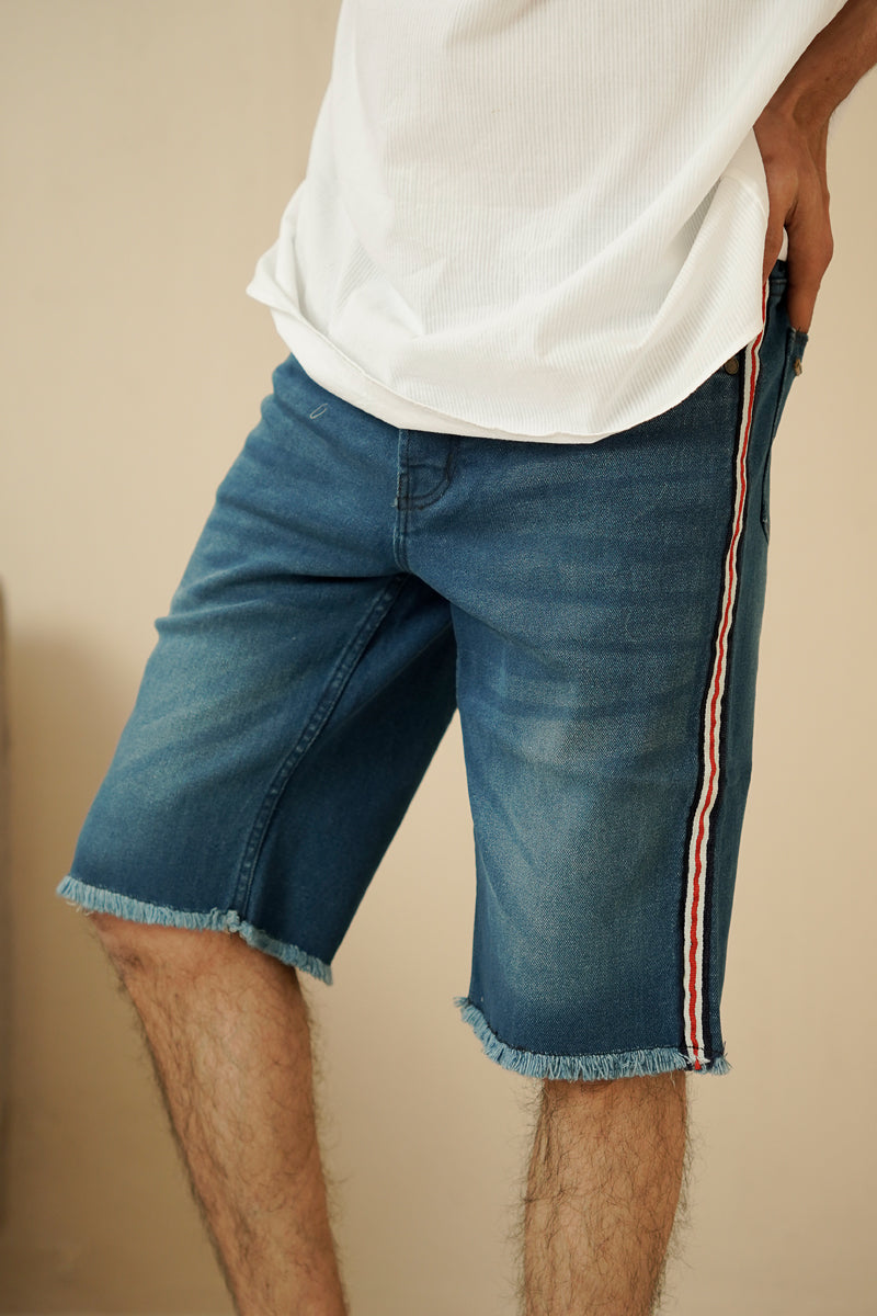 Ink Blue Denim Short