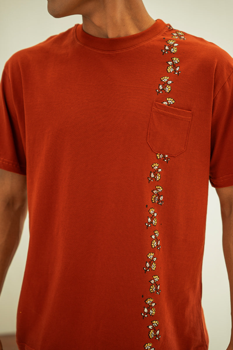 Bloom Bail Block Printed T Shirt