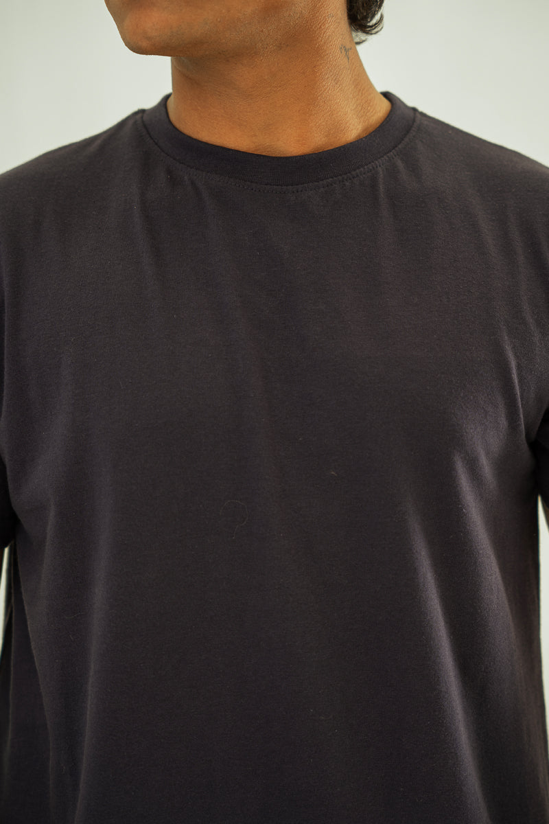 Navy Basic Regular Fit T-Shirt