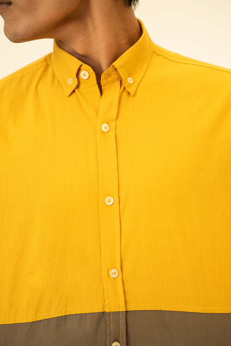 Turmeric Olive Cut N Sew Shirt