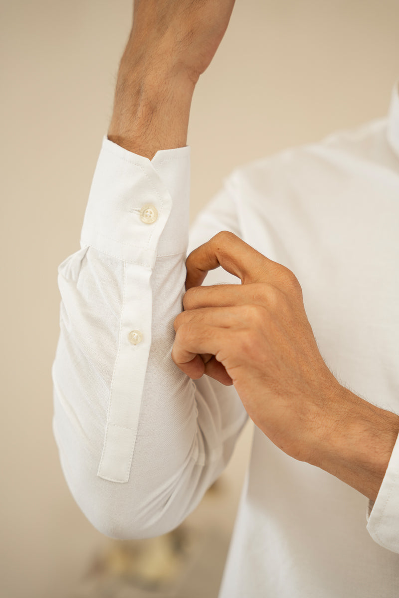 White Oxford Button Down Shirt