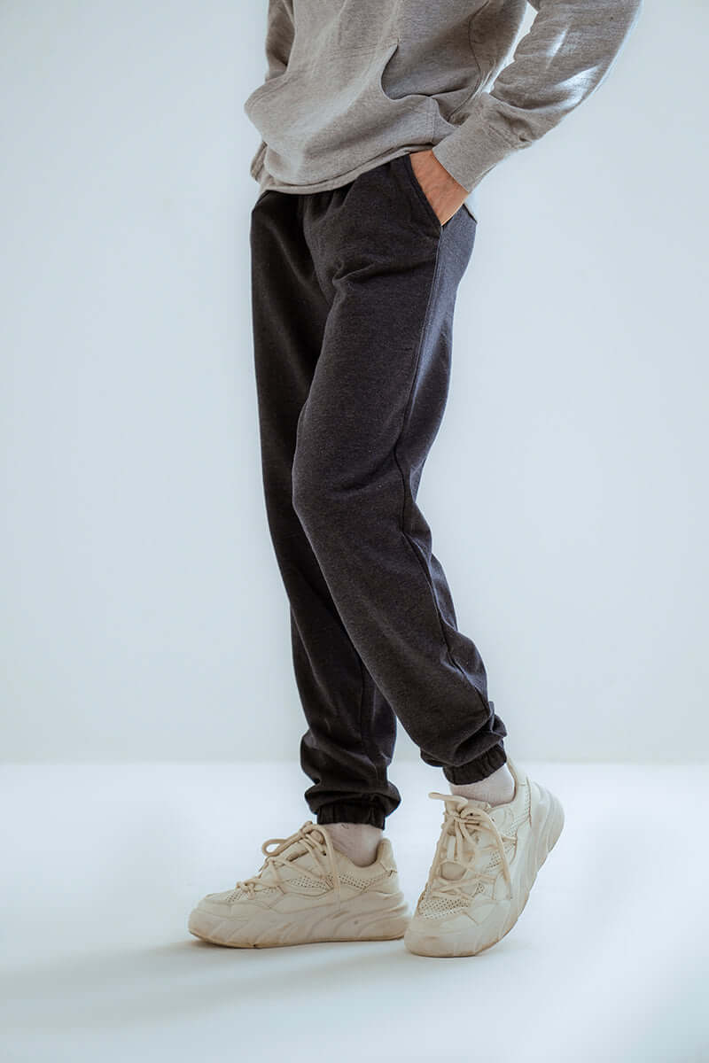 Navy Melange Basic SweatPant