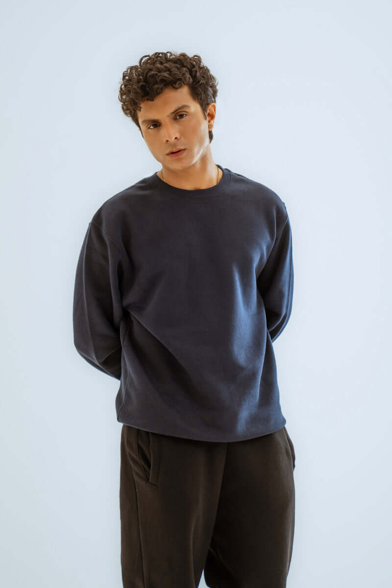 Navy Basic SweatShirt