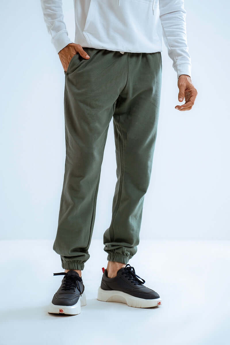 Dark Sea Green Basic SweatPant