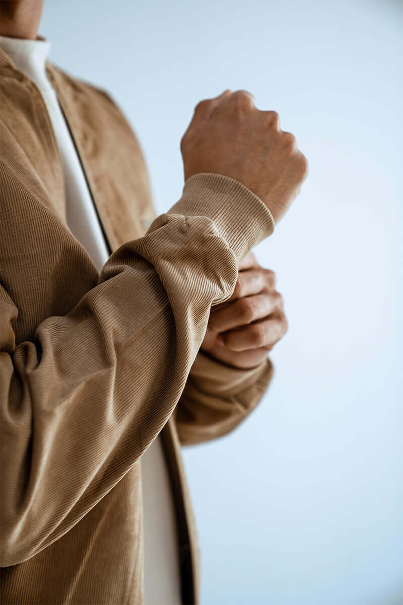 Camel Brown Corduroy Jacket