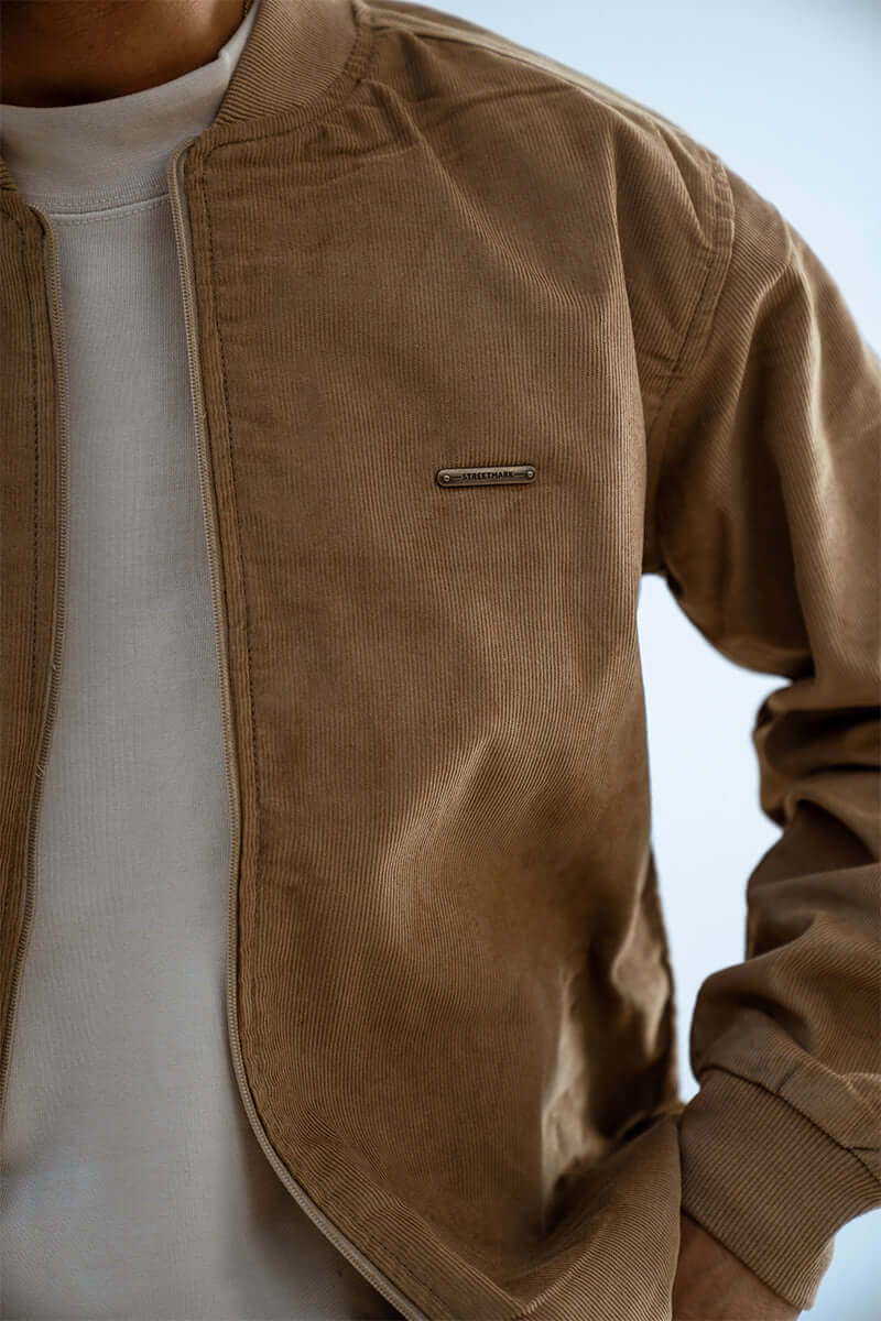 Camel Brown Corduroy Jacket