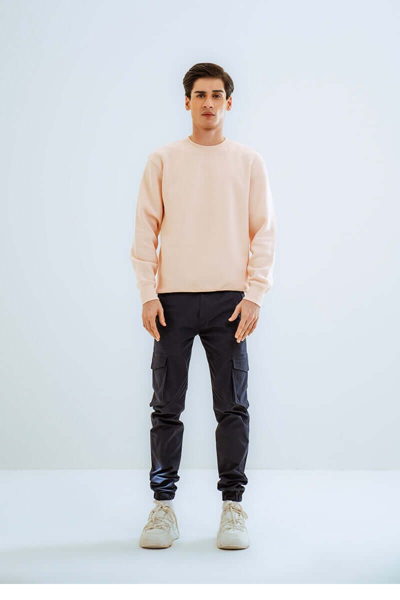 Light Pink Basic SweatShirt