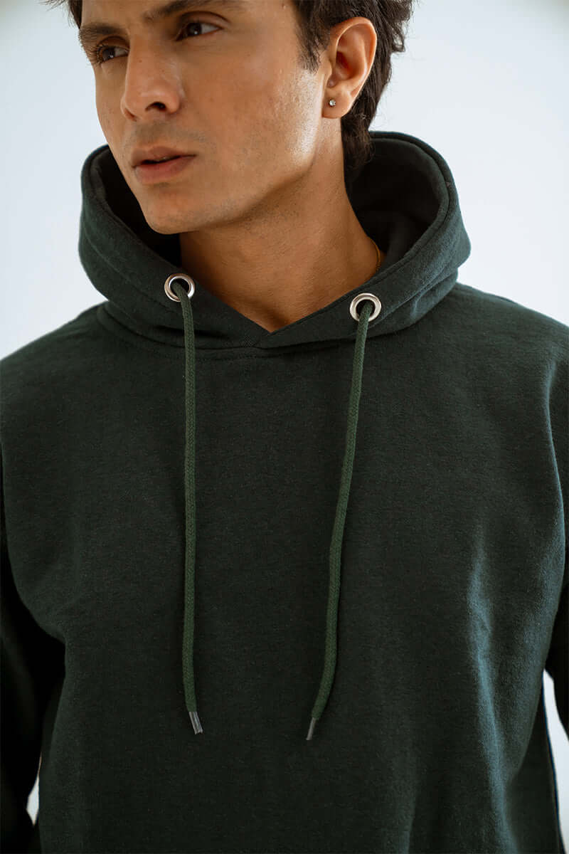 Alpine Green Basic Pullover Hoodie