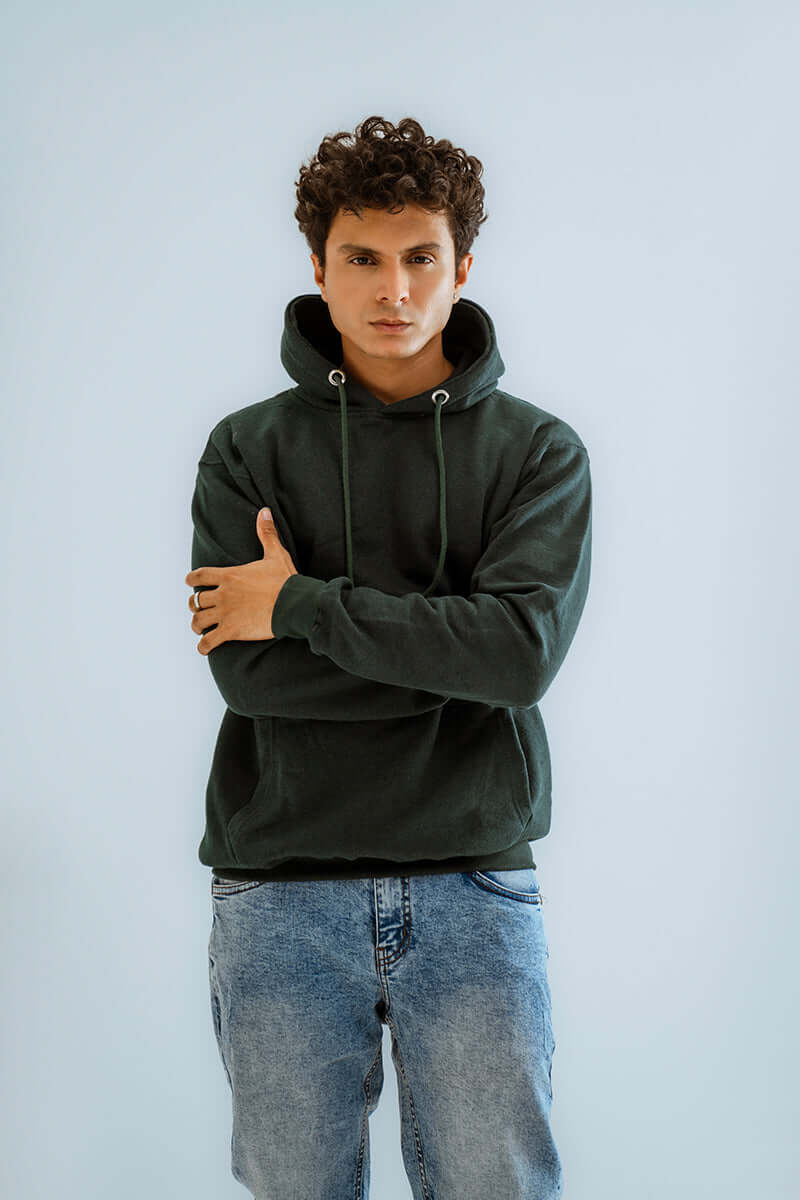 Alpine Green Basic Pullover Hoodie