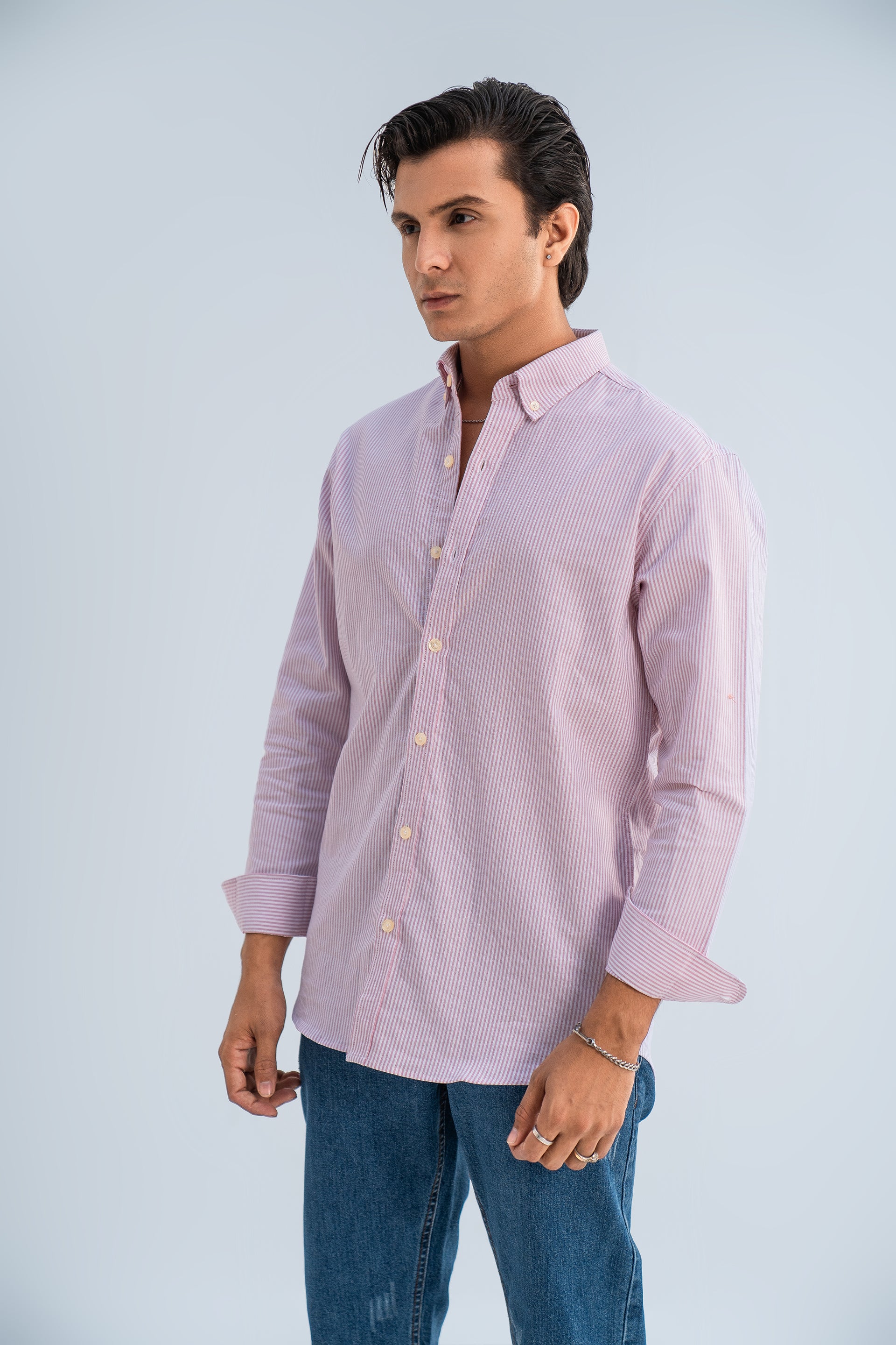 Pastel Pink Stripes Shirt