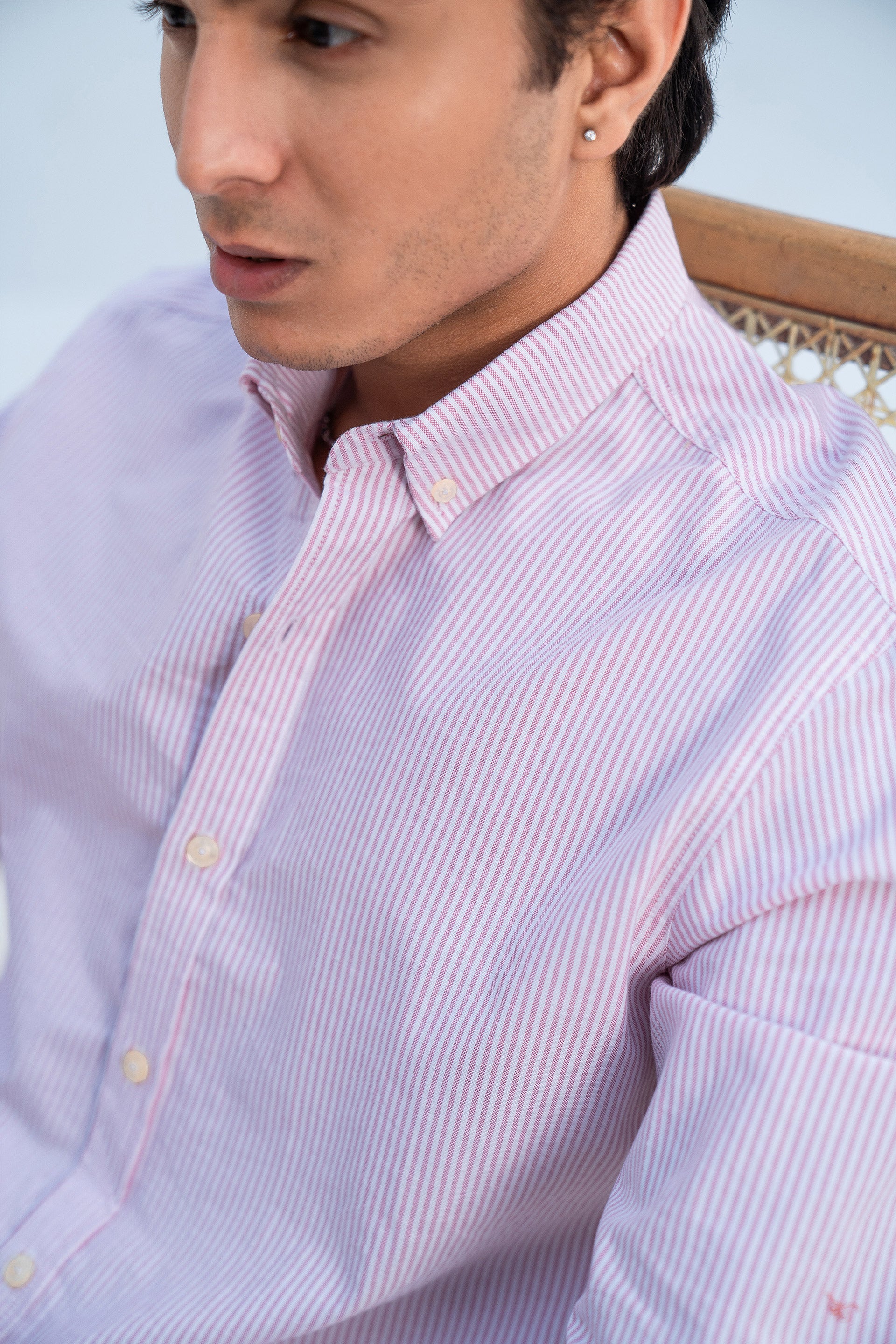 Pastel Pink Stripes Shirt