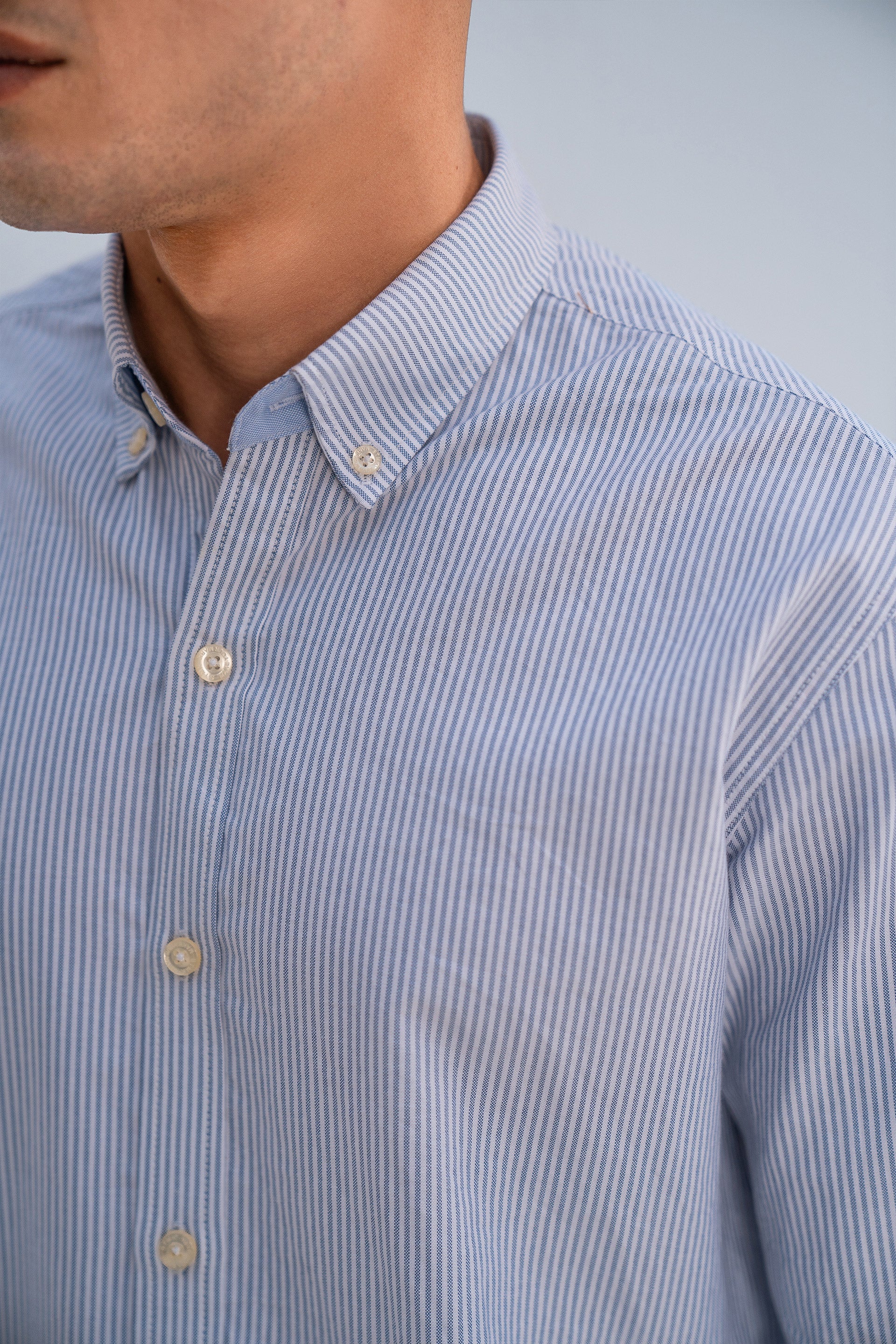 Light Blue Stripes Shirt