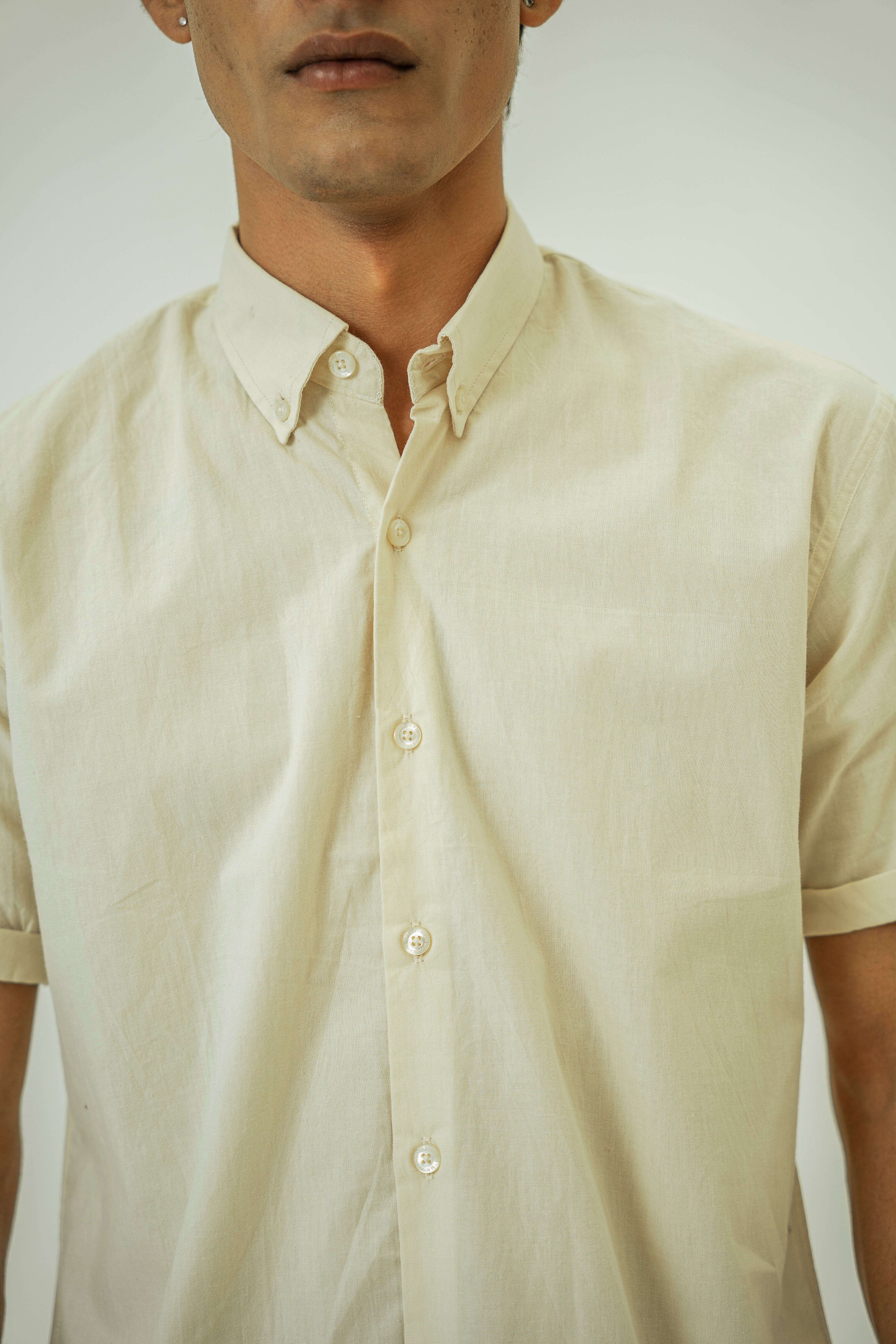 Parmesan Basic Button-Down Shirt