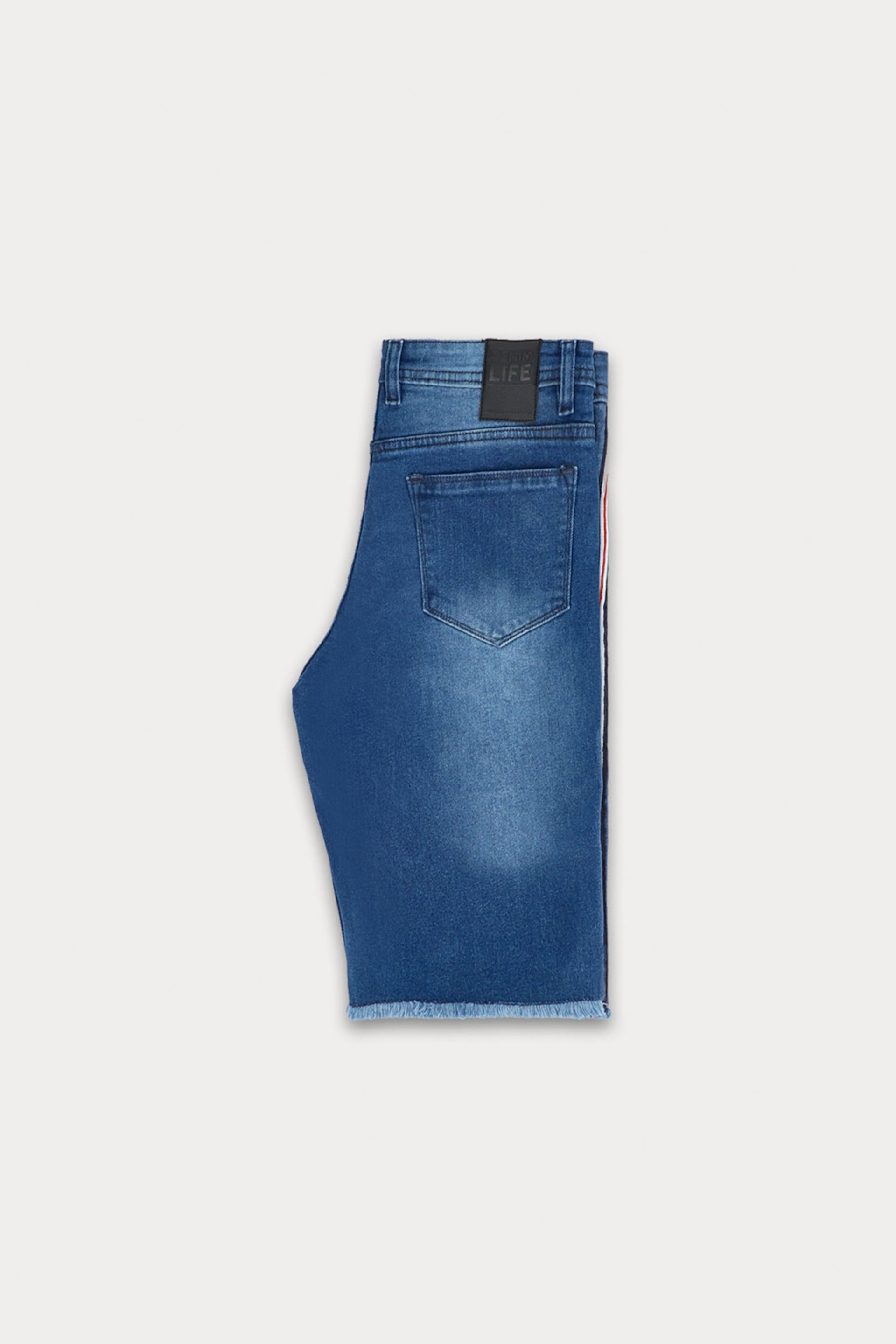 Ink Blue Denim Short